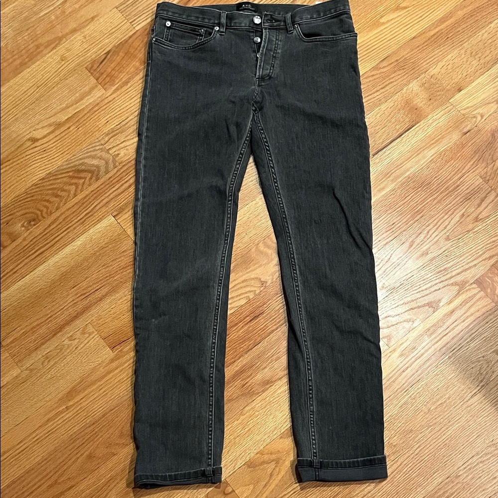 A.P.C. Charcoal Slim Jeans